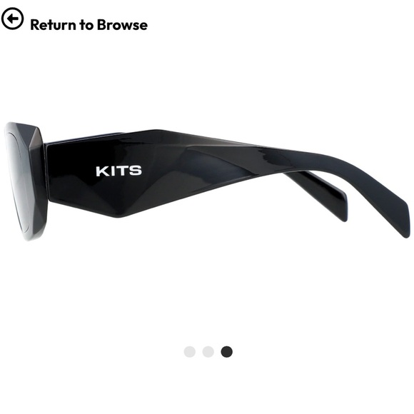 KITS Runway Sun Black Womens Sunglasses BRAND NEW - Picture 2 of 14